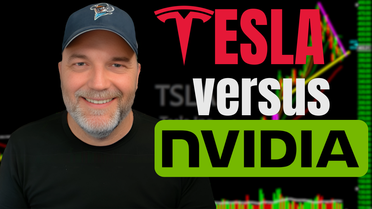 nvda or tsla stock.